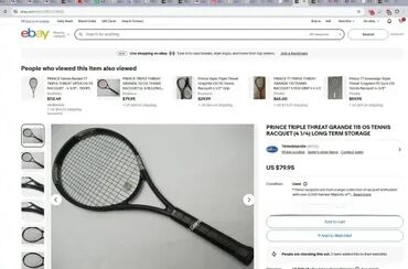 Rekviziti za vežbanje: *** SUPER AKCIJA *** #2730 Izuzetno kvalitetan teniski reket PRINCE TT — 5