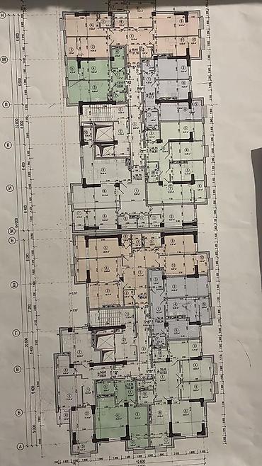 верона: 3 комнаты, 155 м², Асанбай мкр Элитка, 7 этаж, ПСО (под самоотделку) — 1