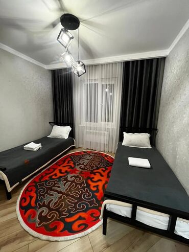 Посуточная аренда квартир: 3 комнаты, Душевая кабина, Постельное белье, Кондиционер — 11