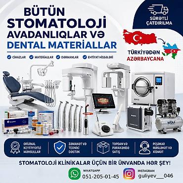 mikroskop satılır: 🦷 BÜTÜN STOMATOLOJİ AVADANLIQLAR, DENTAL MATERİALLAR VƏ DƏRMANLAR — 1