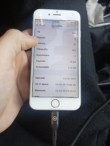 Apple iPhone: IPhone 6s, 16 GB, Ağ, Barmaq izi — 3