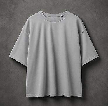 Kişi geyimləri: Futbolka, Zara, M, rəng - Boz — 2