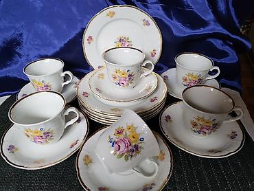 Ostali antikviteti: Servis vintaz za kafu,caj,poslastice Thun Bohemija. Servis Bohemija — 1