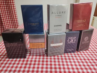 Parfemi:  Svi parfemi su potpuno novi i zapakovani, sa originalnom ambalazom