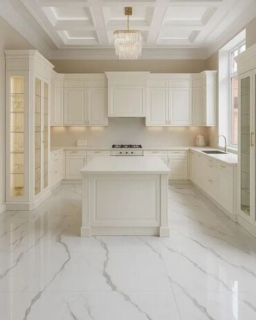 Sifarişlə mətbəx mebeli: Sifarişlə mətbəx dəsti, Özü çəkən petlələr, MDF, Kredit yoxdur — 22