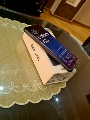 Samsung: Samsung Galaxy A23, 128 GB, rəng - Qara, Zəmanət, Sensor, Barmaq izi — 6