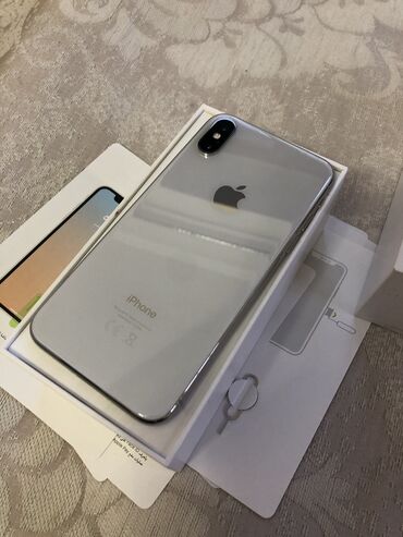 Apple iPhone: IPhone X, Б/у, 64 ГБ, Серебристый, Коробка, 62 % — 5