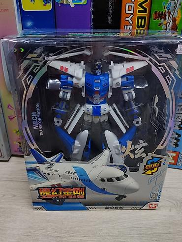 crazy drift: Игрушка‑трансформер Mech Transform: самолет-пассажирский лайнер ↔ — 1