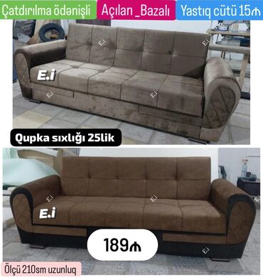 Divanlar: Di̇van-kravat, Açılan, Bazasız, Parça, Ödənişli çatdırılma