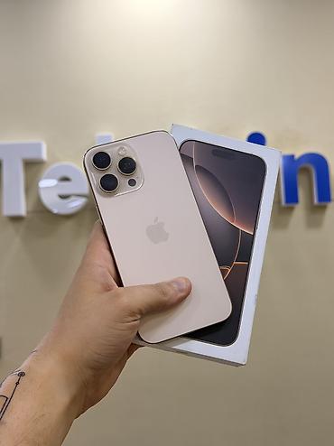 IPhone 16 Pro Max, 256 GB, Desert Titanium, Zəmanət, Kredit, Simsiz şarj lalafo.az -da IPhone 16 Pro Max, 256 GB, Desert Titanium, Zəmanət, Kredit, Simsiz şarj