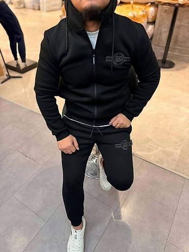 dsquared papuce: Muška komplet trenerka od gustog i toplog trokonac pamuka sa termo — 2
