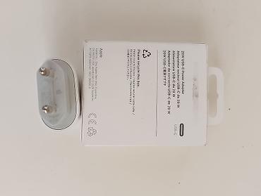 elektroniks: Apple USB‑C 20W Güc Adapteri Az işlənmiş Orjinal məhsuldur Baku — 5