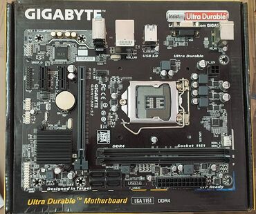 компьютеры игровый: Энелик плата, Колдонулган, Gigabyte, LGA1151, Micro-ATX, ПК үчүн
