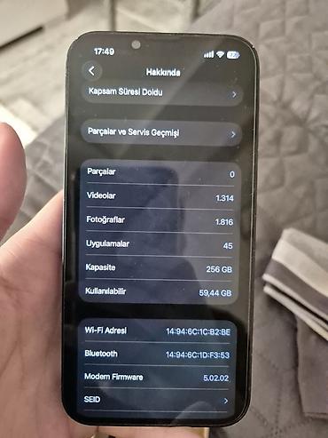Apple iPhone: IPhone 13, 256 GB, Midnight, Simsiz şarj, Face ID — 6