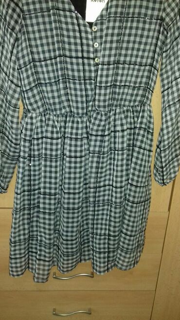 Haljine: S (EU 36), bоја - Siva, Dugih rukava — 3