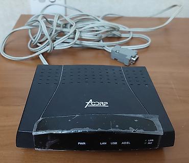 modem adsl: Acorp Sprinter@ADSL LAN120M marşrutizator. Router funksiyalı — 1