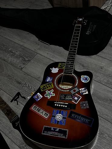 gitara simləri: Teçili Akuistik gitar dəsti - Korpus: dreadnought - Rəng: sunburst — 2