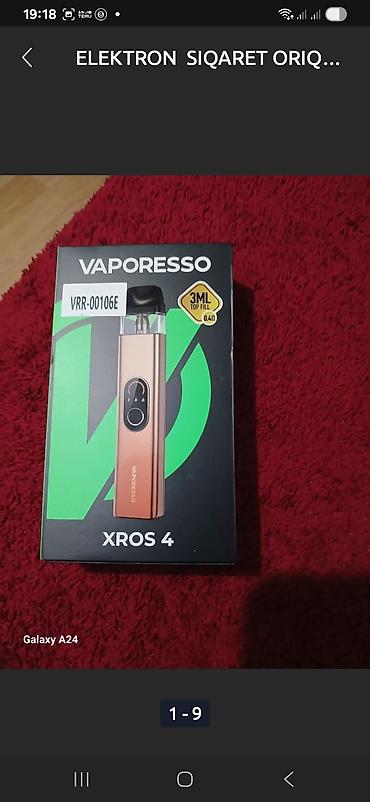 vuse go 5000: Vaporesso XROS 4 elektron siqaret (pod sistem) - Brend/model — 1