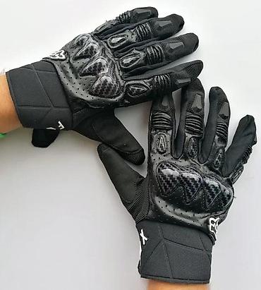 Oprema za bicikliste: Motociklističke zaštitne rukavice – crne, duge - Ojačani štitnici na — 2