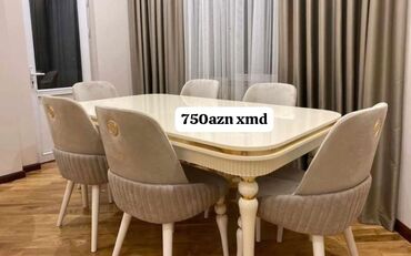 Mebel: Qonaq otağı üçün, Yeni, 6 stul