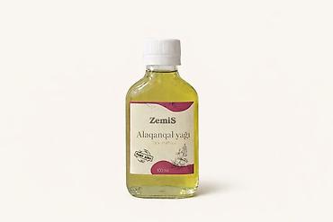 yağlar: ZemiS Alaqanqal yağı – təbii məhsul. Şüşə qablaşdırmada 100 ml — 1