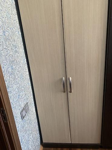 İkiqapılı paltar dolabı - Material: laminat/LDSP korpus, açıq ağac