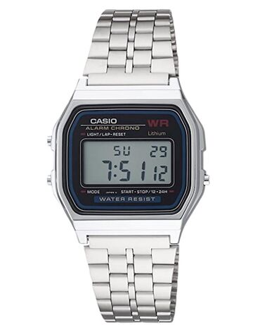 tap az qızıl saatlar: Новый, Наручные часы, Casio, цвет - Серебристый