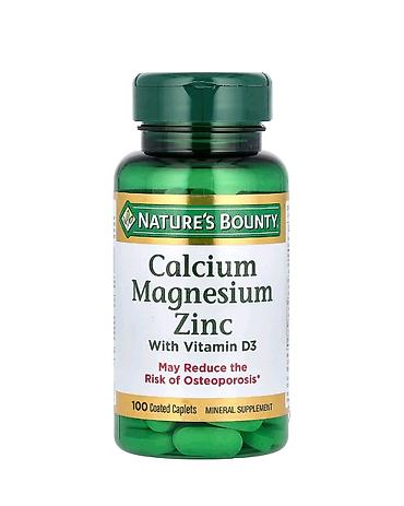 elevit ne ucundur: Nature’s Bounty Calcium Magnesium Zinc + Vitamin D3 – mineral kompleks — 1