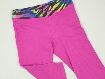 zara rozowe spodnie: Leggings for kids, 5-6 years, 110/116, condition - Good