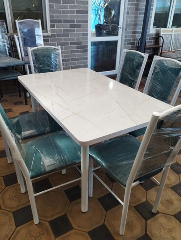 Кухонные столы и стулья: Кухонный стол и стул, Новый, Платная доставка, цвет - Белый — 7