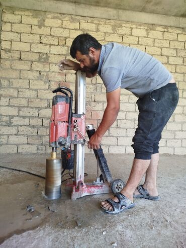 Beton işləri: Beton kəsmə beton deşmə xidməti Karot - HILTI DD 200 / 350 ilə 25 ° — 13