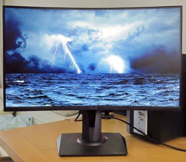 Monitori: Asus Tuf Gaming VG27VQ Zakrivljen Monitor je u originalnom fabričkom — 5