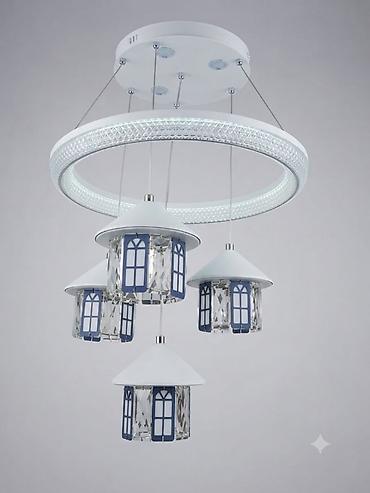 taxt üstü: Led Çılçıraq, 4 və daha çox lampa, Metal — 1