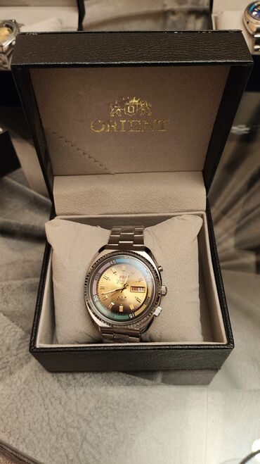 qızıl saatların satışı: Б/у, Наручные часы, Orient, цвет - Золотой