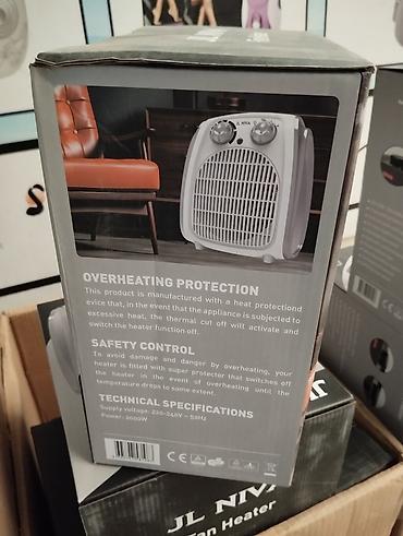 vns electronics: JL NIVA FH-108 Fan Heater - Güc: 2000 W - Gərginlik/frekans: 220–240 — 3