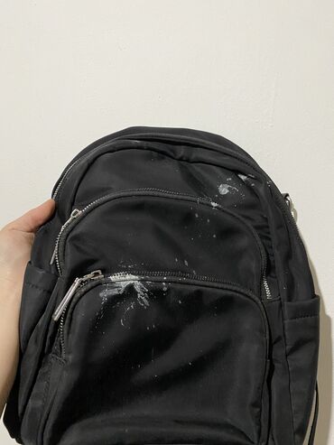 рюкзак черный: Отдам бесплатно есть пятна можно удалить