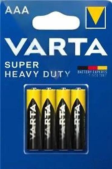 Baterije: VARTA Super Heavy Duty AAA baterije – pakovanje 4 komada - Tip: AAA — 13