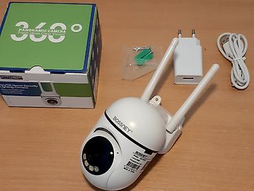 Kamere za video nadzor: WiFi kamera za video nadzor BOSSNEY sa adapterom BOSSNEY Mini Spoljna — 1