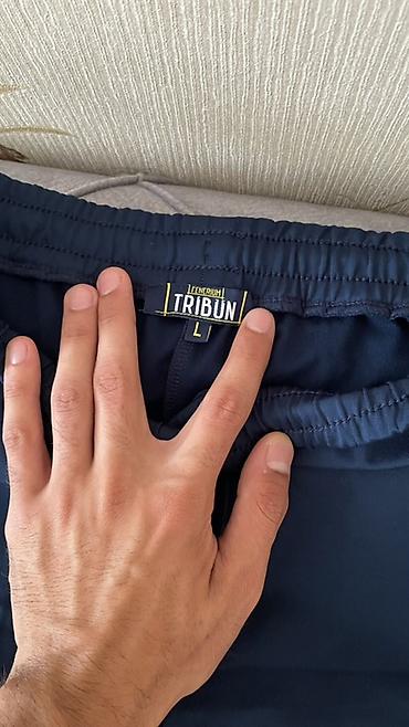 deri çanta: İdman Şalvar, L, rəng - Göy — 3