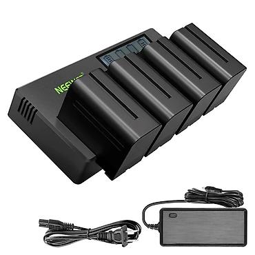 video kamera: Neewer NP-F970 4-lü Batareya və 4 Kanallı Şarj Adapter Dəsti Neewer — 1