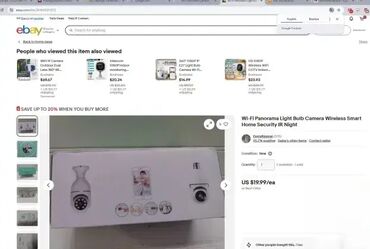 Kamere za video nadzor: #1850 WiFi Panorama Camera Light Bulb; Raspoloživo još 2 kom; na lalafo.rs — 10 Kamere za video nadzor: #1850 WiFi Panorama Camera Light Bulb; Raspoloživo još 2 kom; — 10