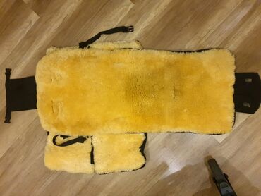 Kolica za bebe: Topla zimska navlaka/``footmuff’’ za kolica sa postavom od prirodne — 11