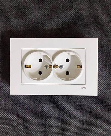 socket 1155: Розетка РС16-348 VIKO штепсельная двухместная с заземляющим — 1