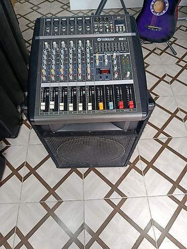 pul səkilləri: Yamaha EMX512SC powered mikser + passiv akustik sistem Məhsulun — 1
