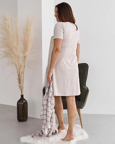 mango: Ночная сорочка, Хлопок, Средняя модель, L, XL, 2XL — 7