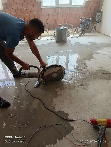 şaxta baba: Beton kəsmə xidməti - Divar, döşəmə və tavanlarda dəqiq və səliqəli — 4