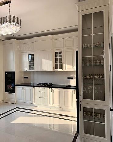 Кухонные гарнитуры: Кухонный гарнитур, цвет - Серый, МДФ — 61