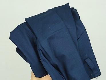 granatowa: Denim Collection, Spodnie materiałowe damskie, rozmiar S — 8