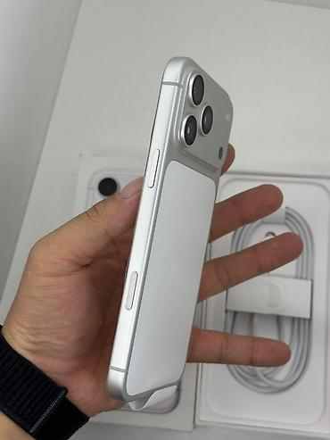 оригинальные аирподсы 1: IPhone 17 Pro Max, Новый, 256 ГБ, Серебристый, Коробка, 100 % — 2