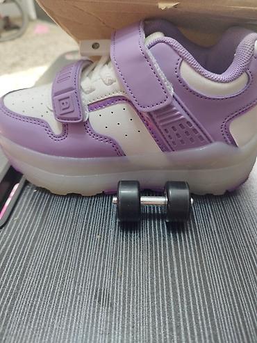 детские ролики 30 33 размера: 🛼💜 Продам новые ролики-кроссовки с подсветкой! 💜🛼 ✨ Красивые ролики — 8